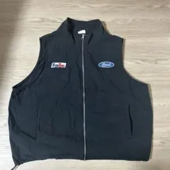 ナイロン ベスト ブラック