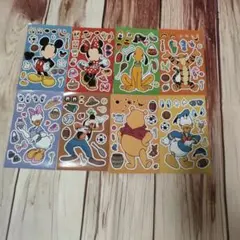 ディズニーキャラクターシール8枚セット