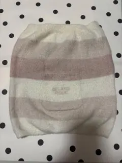 gelato pique ボーダー腹巻き ピンク