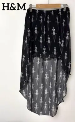 お値下げ終了　H&M アシメントリースカート ブラック