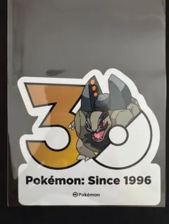 韓国限定 ポケモン ポップアップ 30周年 シール ステッカー テラキオン