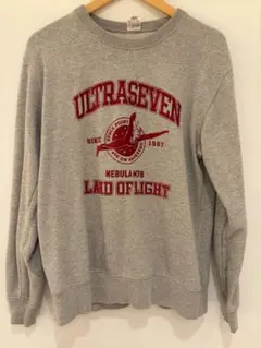 ULTRASEVEN ウルトラセブン スウェット L 灰 限定 円谷 トレーナーのサムネイル
