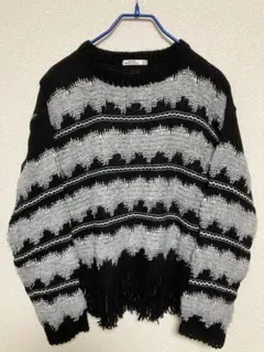 Bershka フリンジ付きニットセーター EUR XS