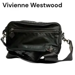 人気　ヴィヴィアンスウエストウッド　ショルダーバッグ　ブラック　黒　ワンポイント