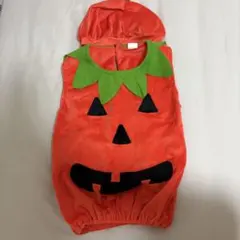ハロウィン　かぼちゃ　ロンパース　80サイズ　ジャックオランタン　コスチューム