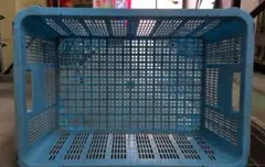 青色 プラスチック製 コンテナ 中古品 使用感あり 2つ - メルカリ