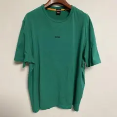 HUGO BOSS ロゴ クルーネック Tシャツ グリーン 3XLのサムネイル