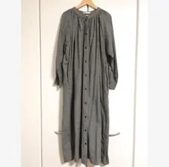 Green Parks CRAFT チェック柄 ロングシャツワンピース
