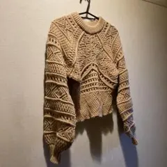 zara ニット　セーター　ベージュ