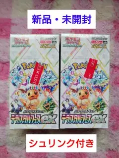 【新品】ポケモンカードゲーム テラスタルフェスex シュリンク付き 2BOX