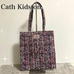Cath Kidston キャスキッドソン トートバッグ ツイード柄 PVCのサムネイル