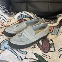 VANS グレー タッセル付きスリッポン