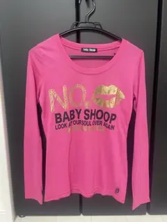 【値下げ】BABY SHOOP 長袖Tシャツ ピンク