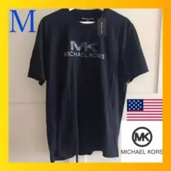 レア 新品 マイケルコース USA メンズ ロゴ Tシャツ M 黒のサムネイル