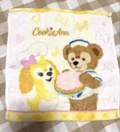 【新品未使用】ハンカチ　タオルハンカチ　ダッフィー＆フレンズ　クッキーアン
