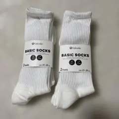 fukuske BASIC SOCKS 2足組✖️2 27-29cmのサムネイル