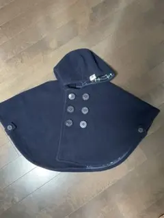 新品】ミキハウス ポンチョ 70-90 紺 - メルカリ
