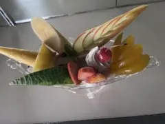 メニュー　食品　サンプル　お子様サンデー　レトロ　喫茶店
