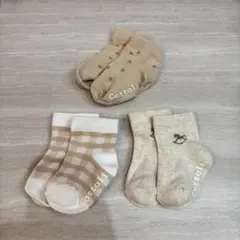 【新品】バースデイ コトリ Cottoli ベビー靴下 3枚セット 9〜15cm