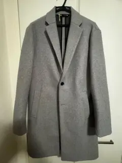 YANTOR ヘリンボーン コート チェスター ジャケット ノーカラー ヤントル YANTOR ヘリンボーン コート チェスター ジャケット ノーカラー