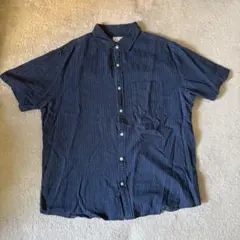 OLD NAVY 半袖シャツ ストライプ　コットンリネンのサムネイル