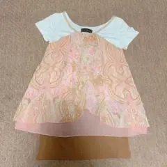 新品未使用 CECIL McBEE 切り替えレース風トップス