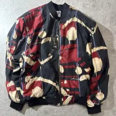 Goouch グーチ　シルク100% ジャケット 総柄　古着