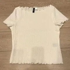 H&M 白　トップス