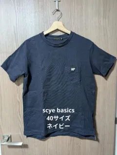 scye basic サイベーシックス ワンポイントロゴ ポケットTシャツ 半袖のサムネイル