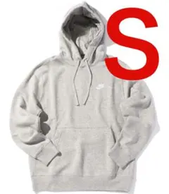 新品 ナイキ クラブ プルオーバー パーカー グレー Ｓサイズ 送料無料