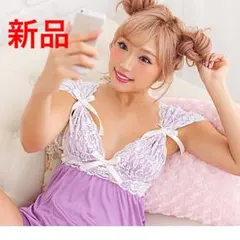 部屋着ルームウェアベビードール ピンクレースワンピ 韓国オルチャン 同棲デート