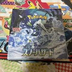 【訳あり】ポケモンカードゲーム スノーハザード BOX シュリンク付き