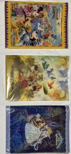 ディズニーA4 クリアファイル　3枚セット