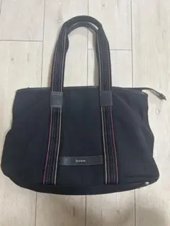 ポールスミス　ビジネスバッグ　トートバッグ　ブラック　ナイロン X レザー