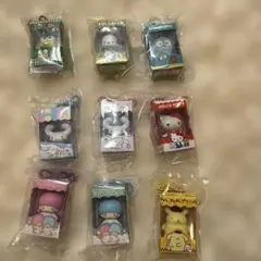シークレット有り　サンリオチョコボックス　キーホルダー 9個セット