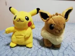 ポケモン ぬいぐるみ ピカチュウ&イーブイ 2体セット