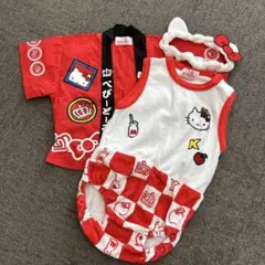 ハローキティ ロンパース・カバーオール 甚平80〜90cm