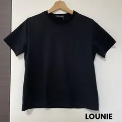 LOUNIE 半袖 Tシャツ ワンポイント 黒 ルーニィのサムネイル