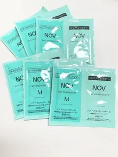 NOV ノブシャンプーM & コンディショナーD ６セットペアサンプル　トラベル