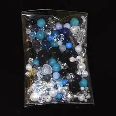 天然石 ブルー系 MIX詰め合わせ／まとめ売り 大粒 小粒 パワーストーン