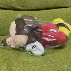 ミッキーマウス 赤いほっぺ 寝そべり LLぬいぐるみ　ディズニー