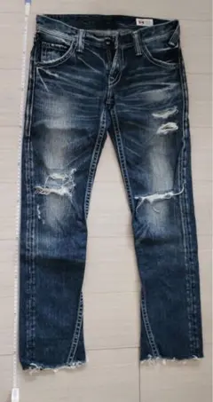 ロデオクラウン☆RODEO CROWNS ダメージ加工　ジーンズ　27インチ