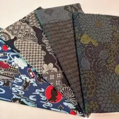 No.4037 和柄☆ハギレセット☆綿生地