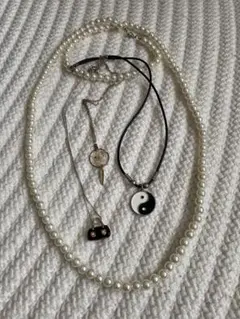 【美品】個性派 ヴィンテージ ネックレス 4点セット