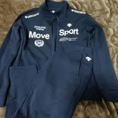 DESCENTE Move Sport ジャージ ネイビー