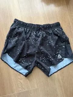 Reebok ランニングショートパンツ ブラック スプラッター柄のサムネイル