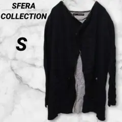 ✨Xmas割✨SFERA COLLECTION【S】黒 カーディガン 分厚い　冬