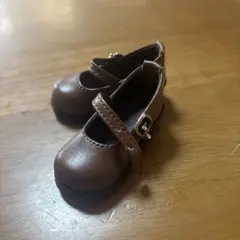 ドール用ブラウンメリージェーンシューズ