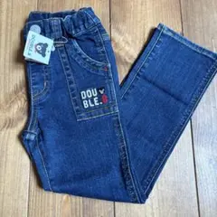 新品未使用DOUBLE.B ミキハウス デニムパンツ 110cmのサムネイル