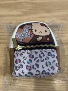 ハローキティミニリュックポーチ　スカーフ付き（茶色）